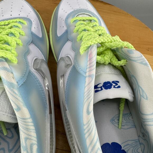 Womens 11.5 / Mens 10 - Nike Serena Williams x Air Force 1 '07 Psychic Blue SWDC - Picture 6 of 10